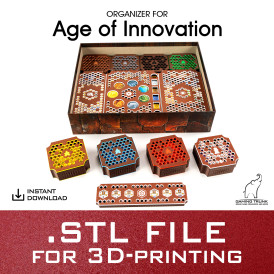 Organizer for Age of Innovation | STL, 3MF Files only | 3d Printing files Organizer for Age of Innovation | STL, 3MF Files only | 3d Printing files
