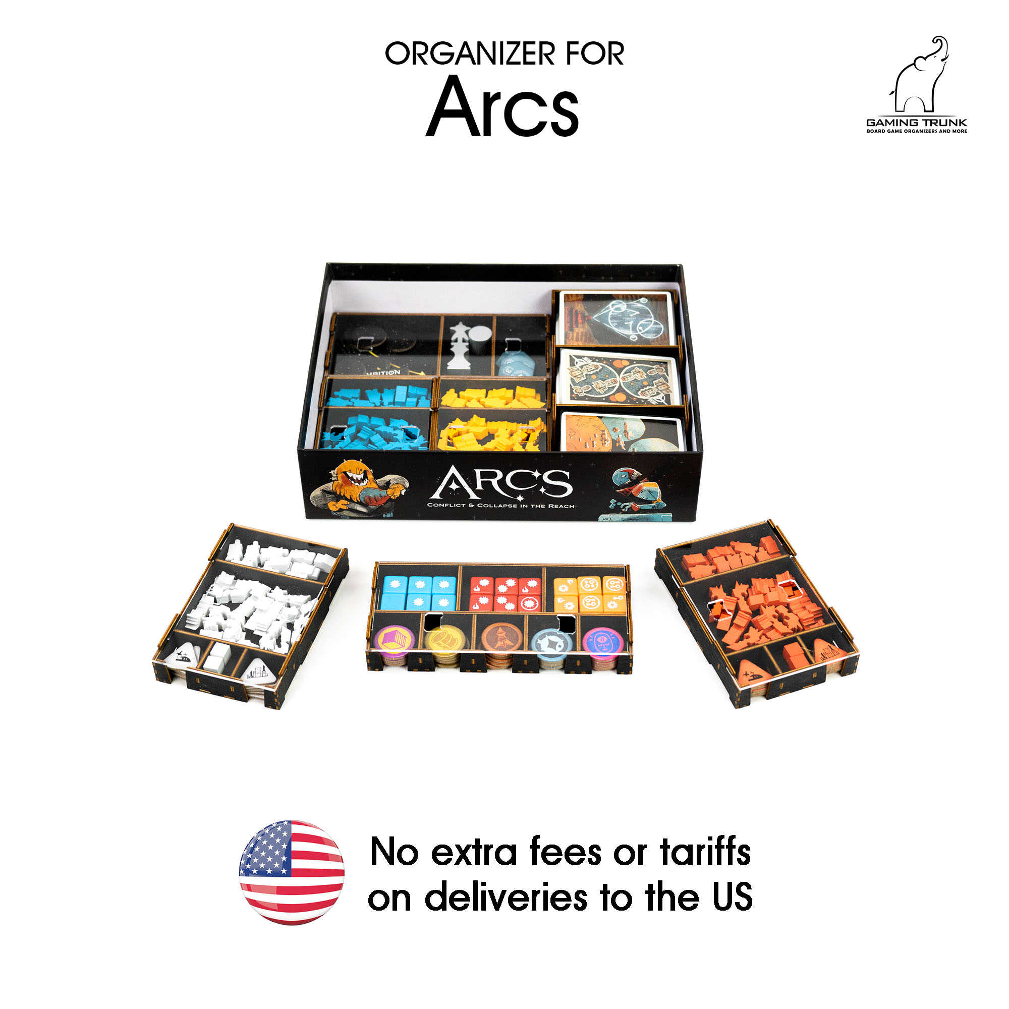 Arks Organizer for Arcs by Gaming Trunk