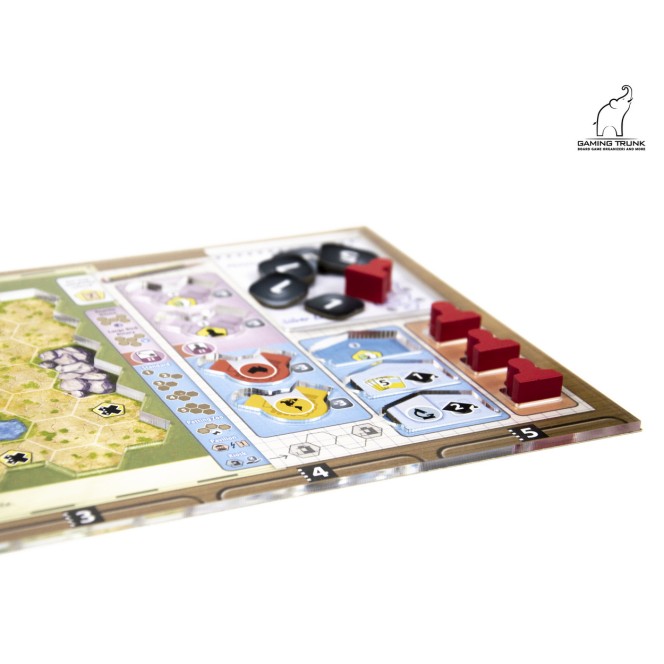 Acrylic overlays for the Ark Nova player mats Acrylic overlays for the Ark Nova player mats