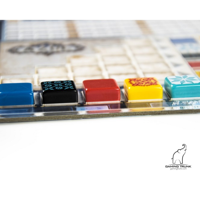 Acrylic overlays for the Azul player board Acrylic overlays for the Azul player board