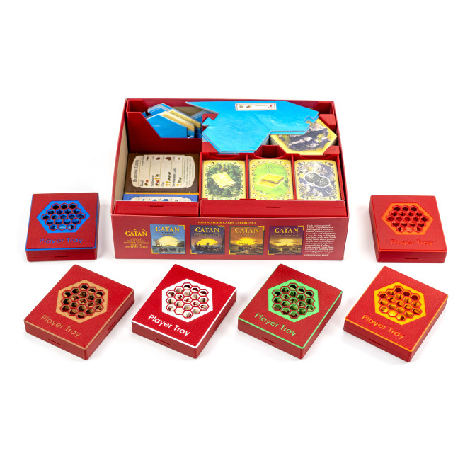 Settlers Organizer | Seafarers, Cities & knights | 5-6 Player Extensions | STL, 3MF Files only | 3d Printing files Settlers Organizer | Seafarers, Cities & knights | 5-6 Player Extensions | STL, 3MF Files only | 3d Printing files