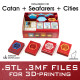 Settlers Organizer | Seafarers, Cities & knights | 5-6 Player Extensions | STL, 3MF Files only | 3d Printing files Settlers Organizer | Seafarers, Cities & knights | 5-6 Player Extensions | STL, 3MF Files only | 3d Printing files