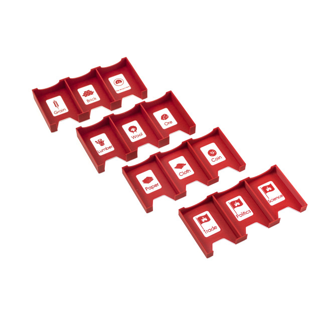 Settlers Organizer | Seafarers, Cities & knights | 5-6 Player Extensions | STL, 3MF Files only | 3d Printing files Settlers Organizer | Seafarers, Cities & knights | 5-6 Player Extensions | STL, 3MF Files only | 3d Printing files