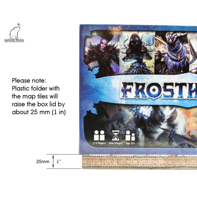 Frost Tavern Organizer w/o Map Tiles Tray for Frosthaven Frost Tavern Organizer w/o Map Tiles Tray for Frosthaven