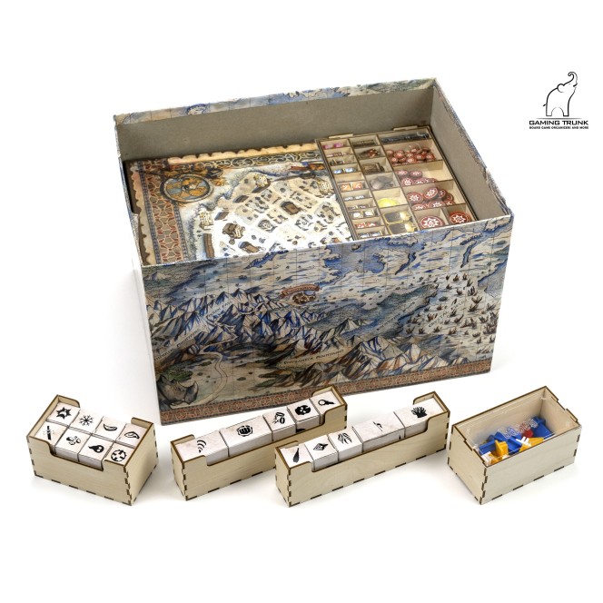 Frost Tavern Organizer w/o Map Tiles Tray for Frosthaven Frost Tavern Organizer w/o Map Tiles Tray for Frosthaven