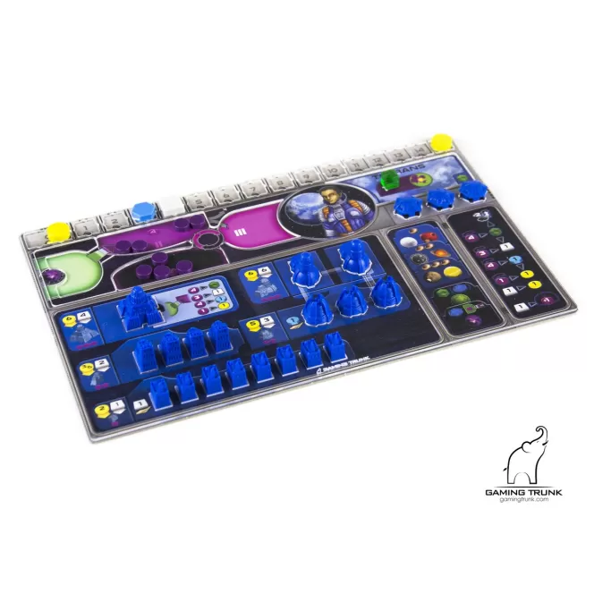 Acrylic overlays for the Gaia Project player board Acrylic overlays for the Gaia Project player board