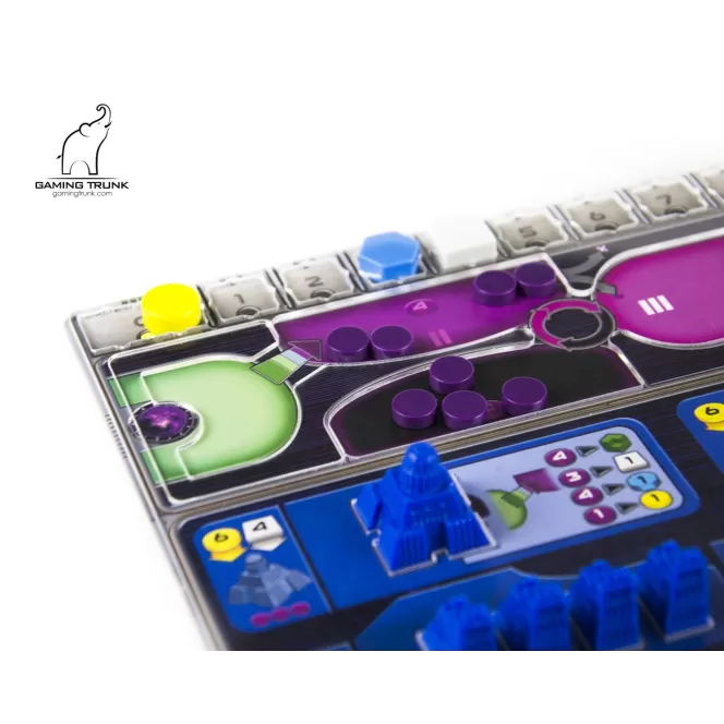 Acrylic overlays for the Gaia Project player board Acrylic overlays for the Gaia Project player board