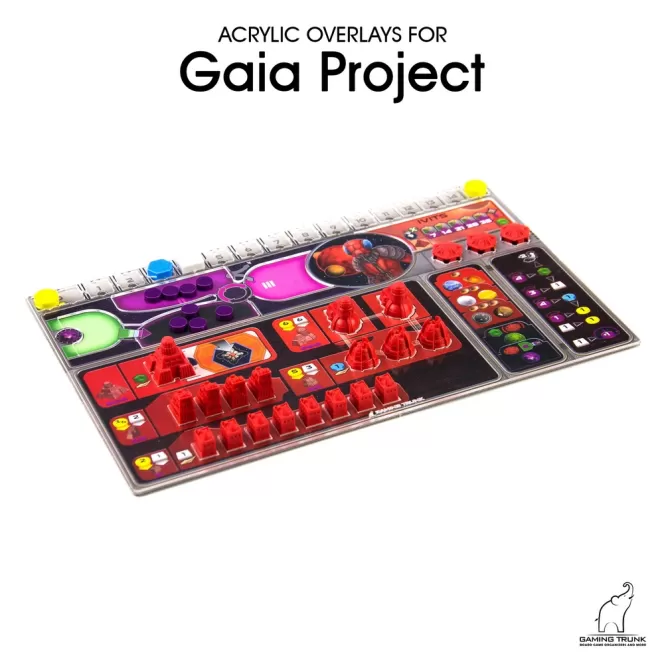 Acrylic overlays for the Gaia Project player board