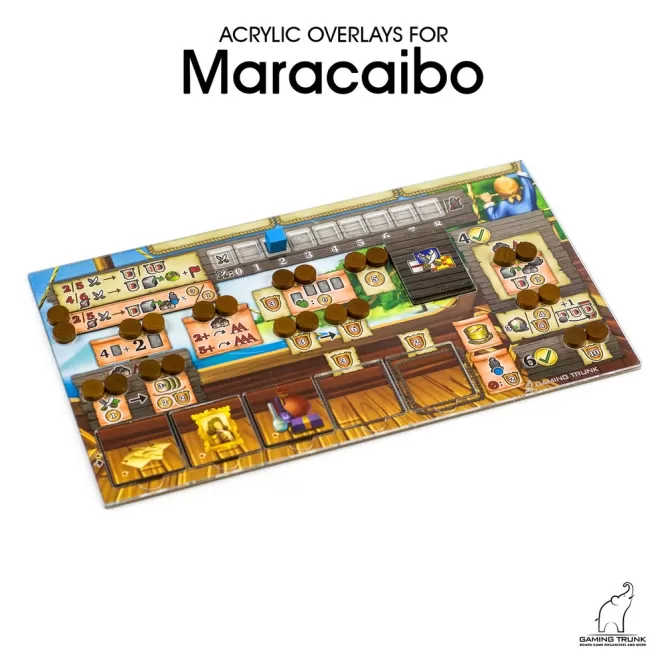 Acrylic overlays for the Maracaibo player boards