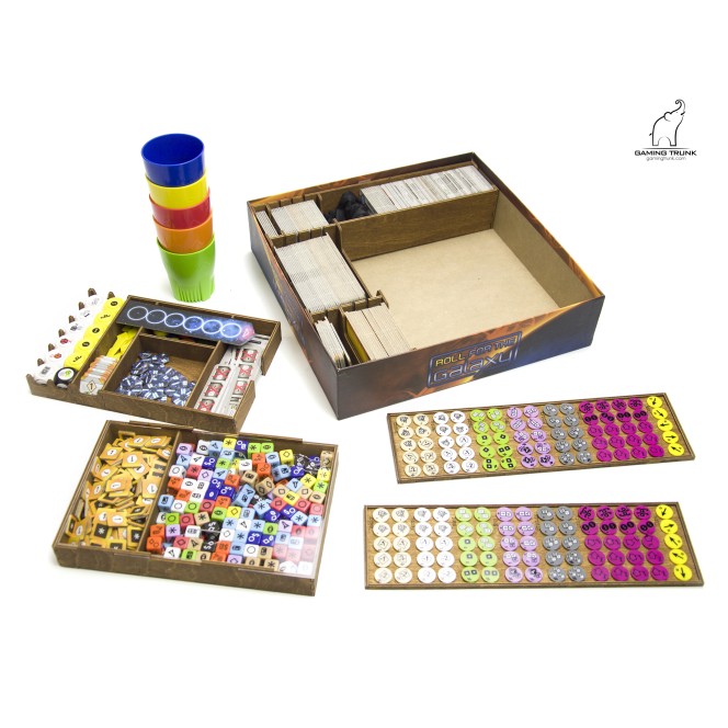 Roll for the Galaxy Organizer | Officially licensed insert for Roll for the Galaxy Roll for the Galaxy Organizer | Officially licensed insert for Roll for the Galaxy