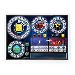 Acrylic overlay without backboard for Terraforming Mars player mats. Design 3 - CIRCLES Acrylic overlay without backboard for Terraforming Mars player mats. Design 3 - CIRCLES