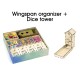 Wings Bundle | Organizer and Chickadee Dice tower for Wingspan